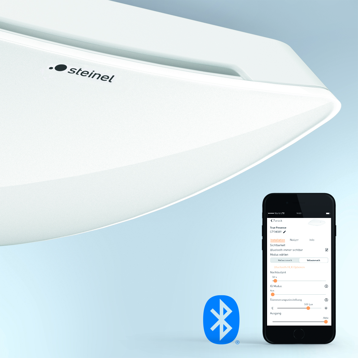 Vernetzbar und Einstellbar via Bluetooth