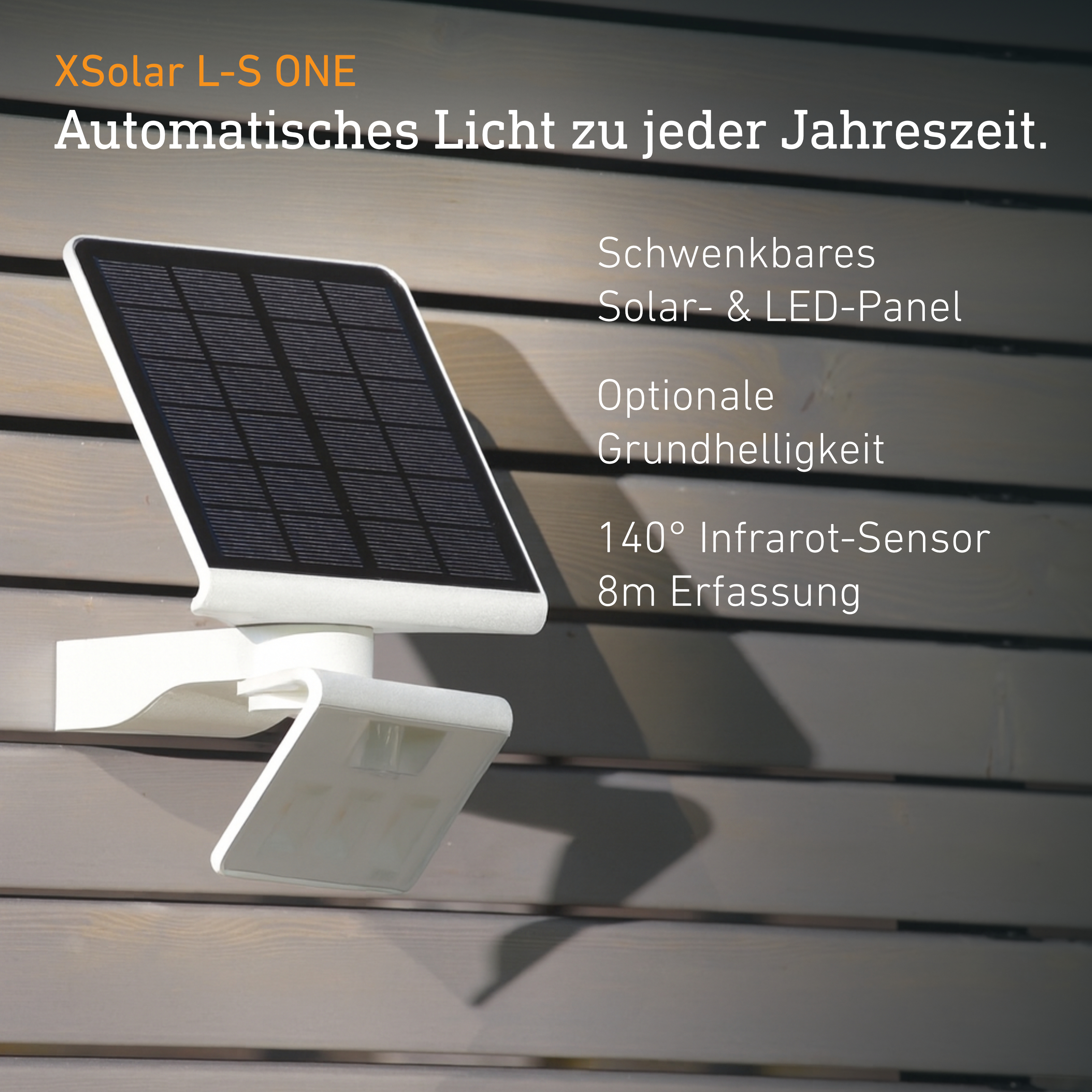 Steinel XSolar L-S ONE blanc