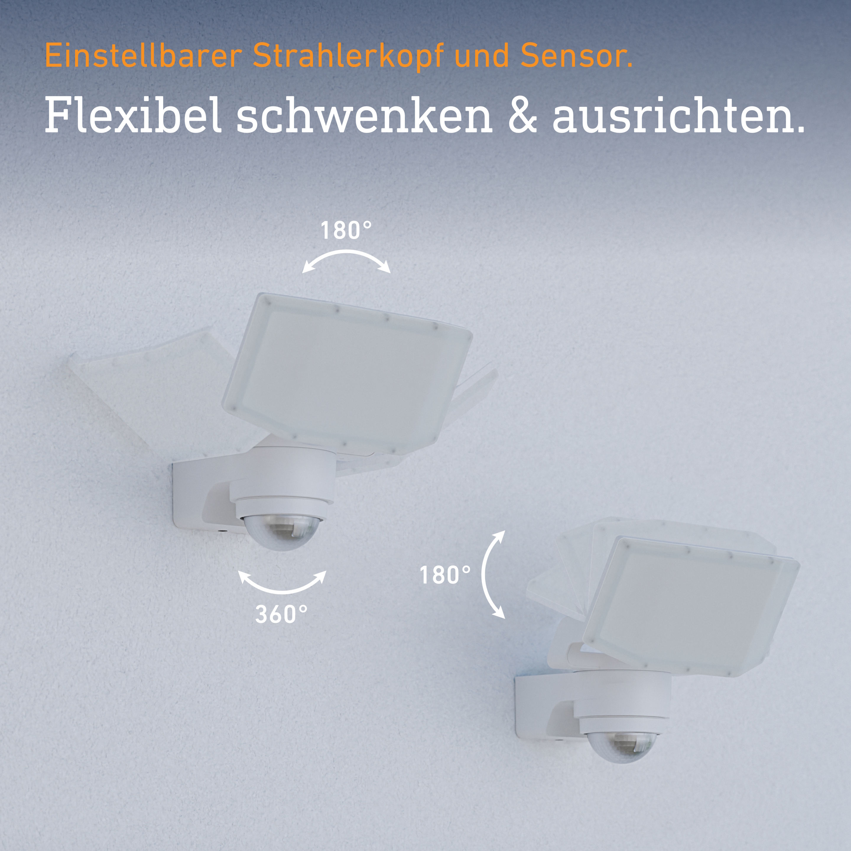 Steinel XLED PRO Expanse SC avec détecteur de mouvement & Bluetooth - blanc