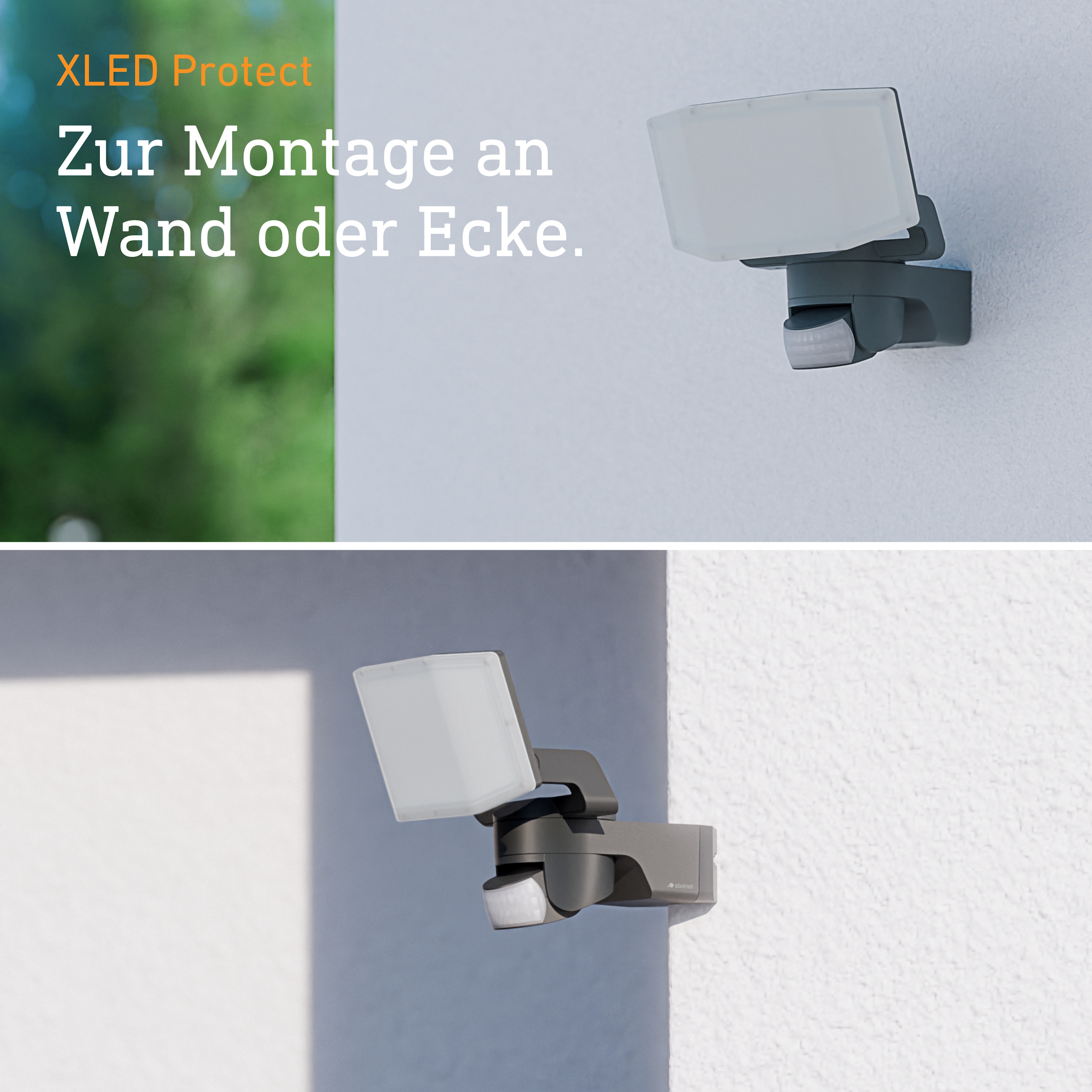 Steinel XLED Protect S mit Bewegungsmelder - anthrazit