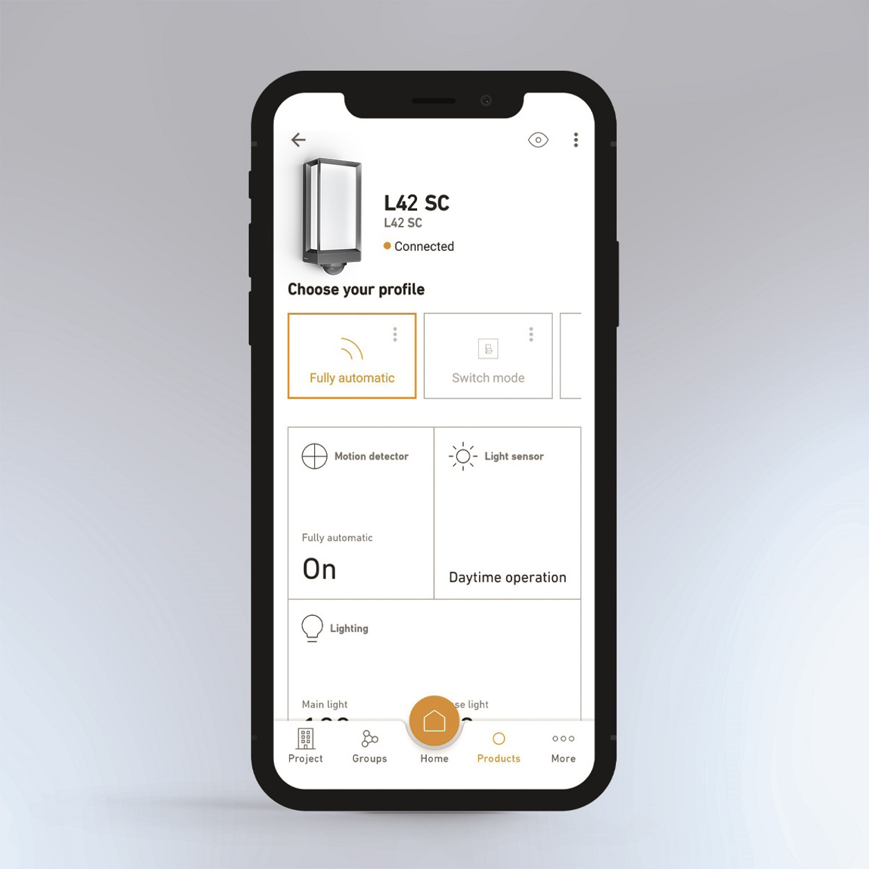 Utilisable via l'application