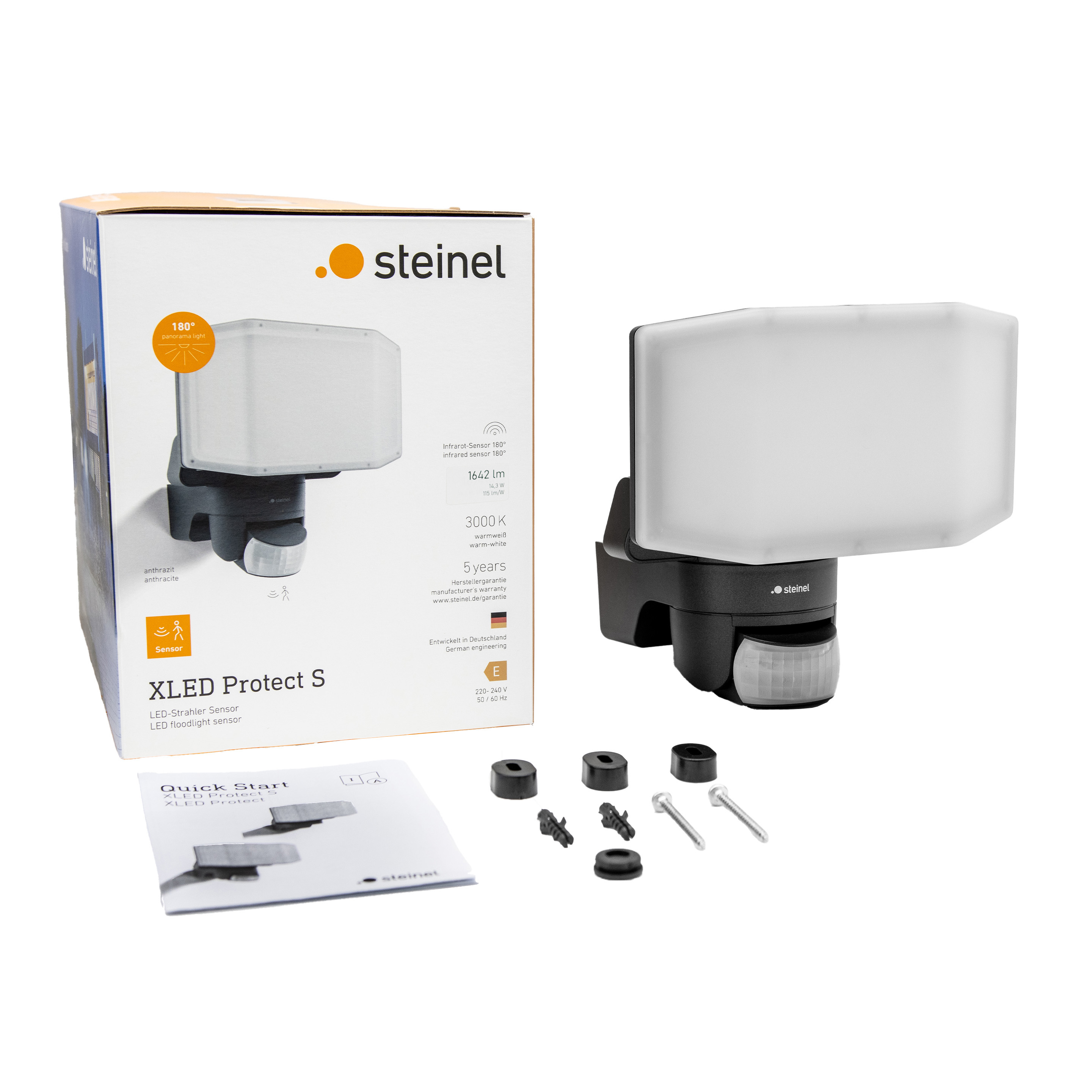 Steinel XLED Protect S mit Bewegungsmelder - anthrazit