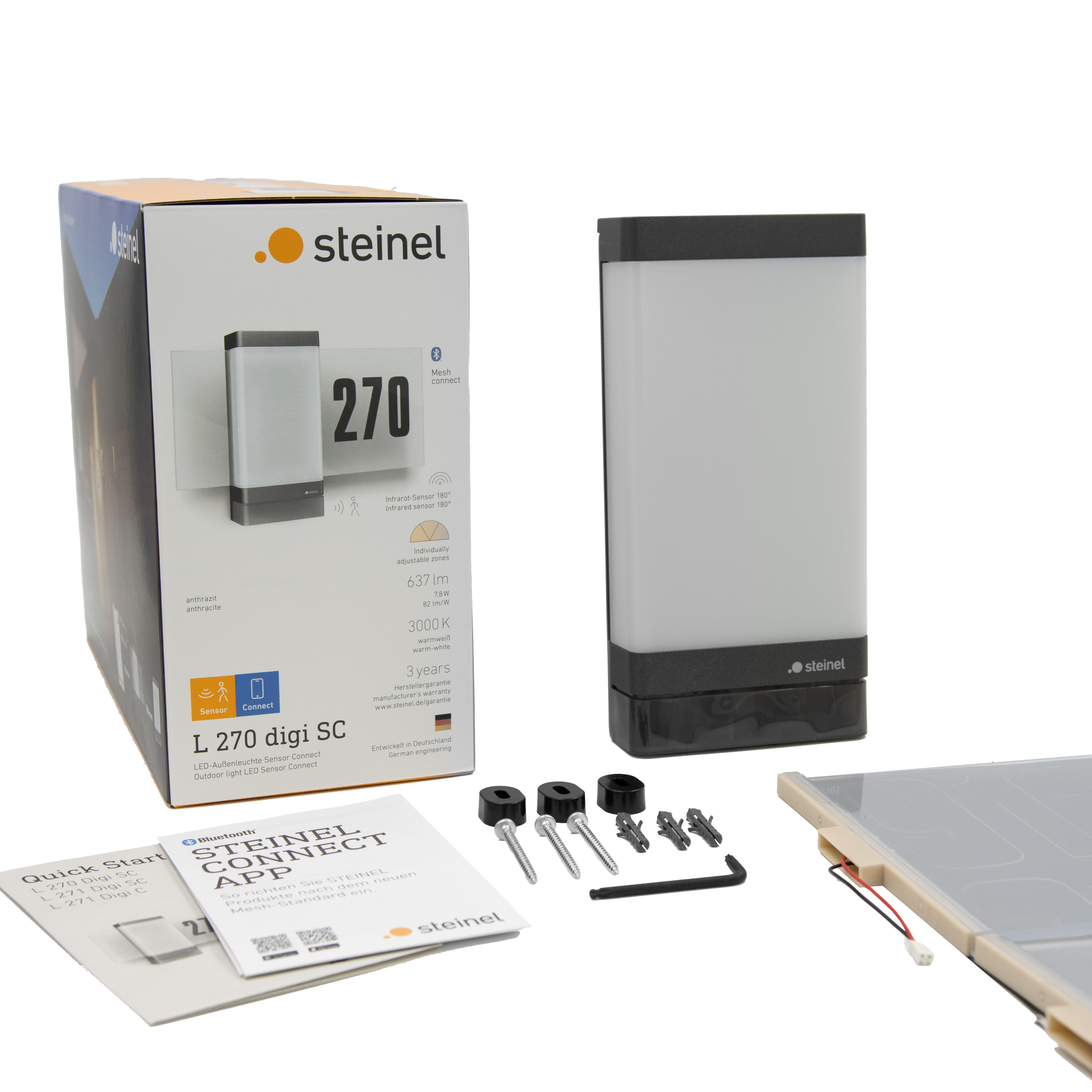 Steinel L 270 digi SC with motion detector & Bluetooth