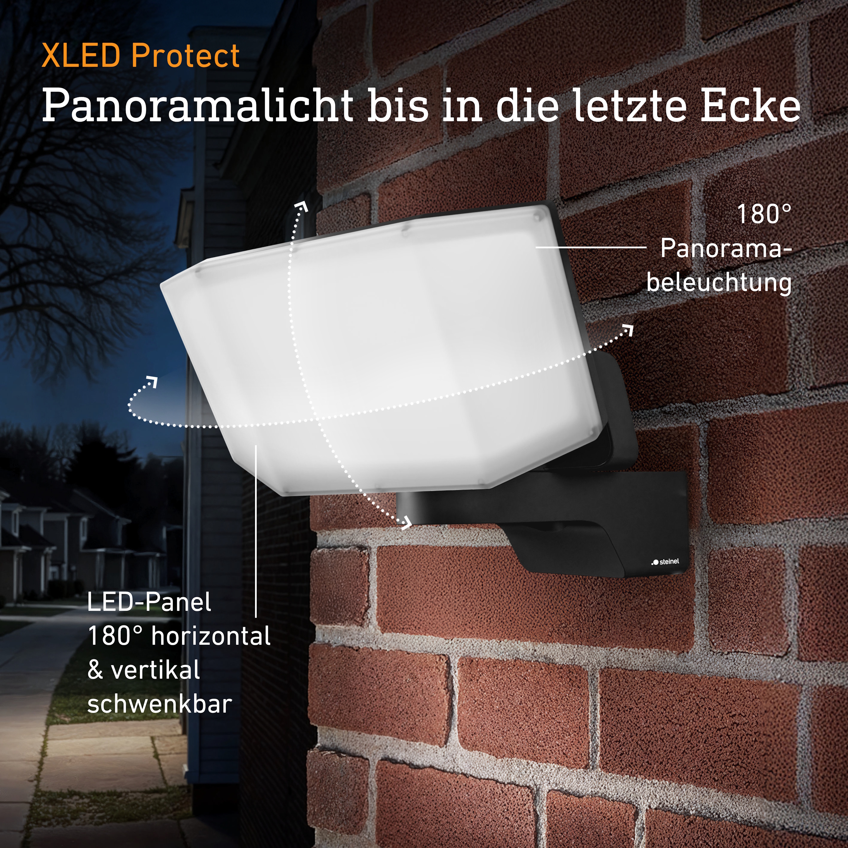 Steinel XLED Protect without motion detector - anthracite