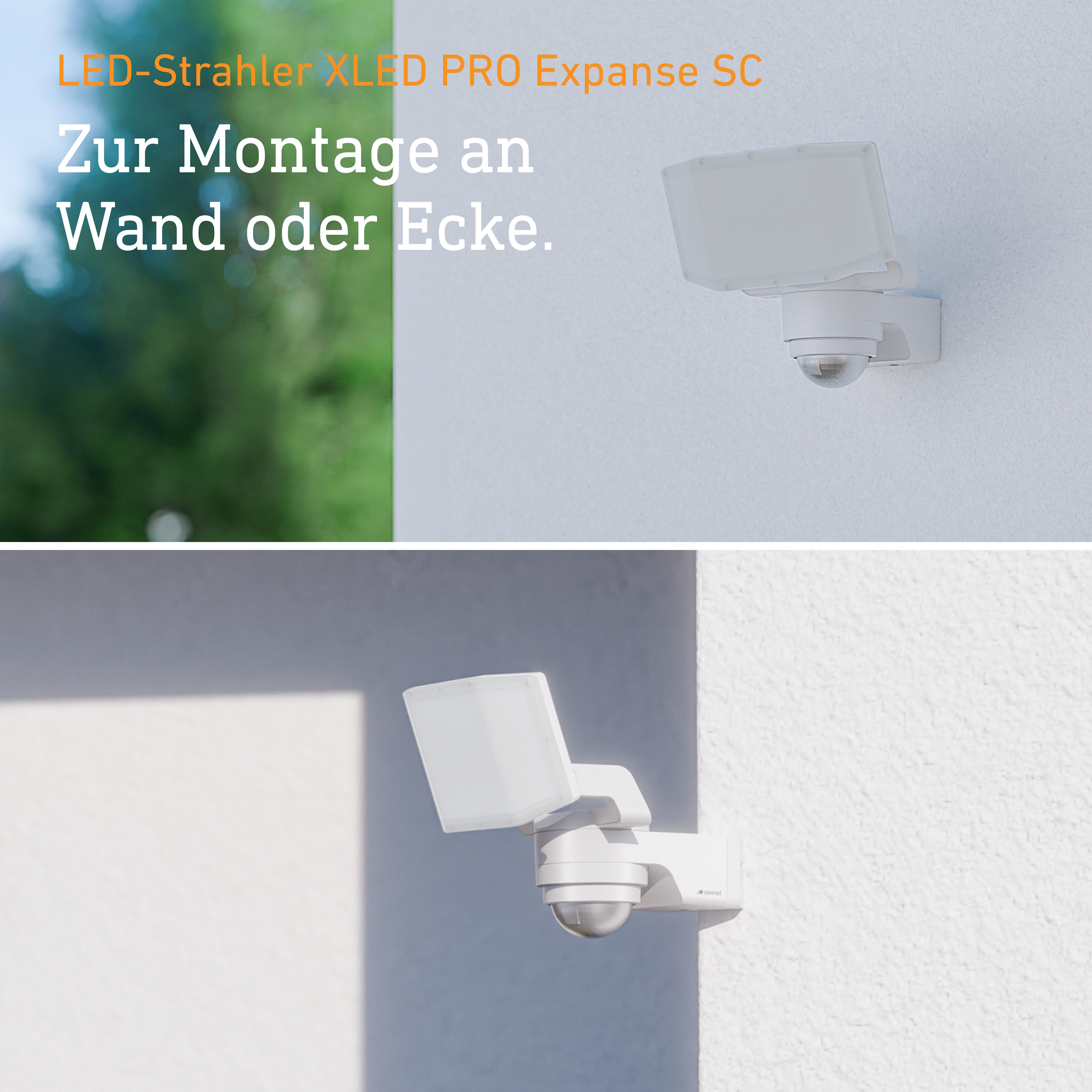 Steinel XLED PRO Expanse SC avec détecteur de mouvement & Bluetooth - blanc