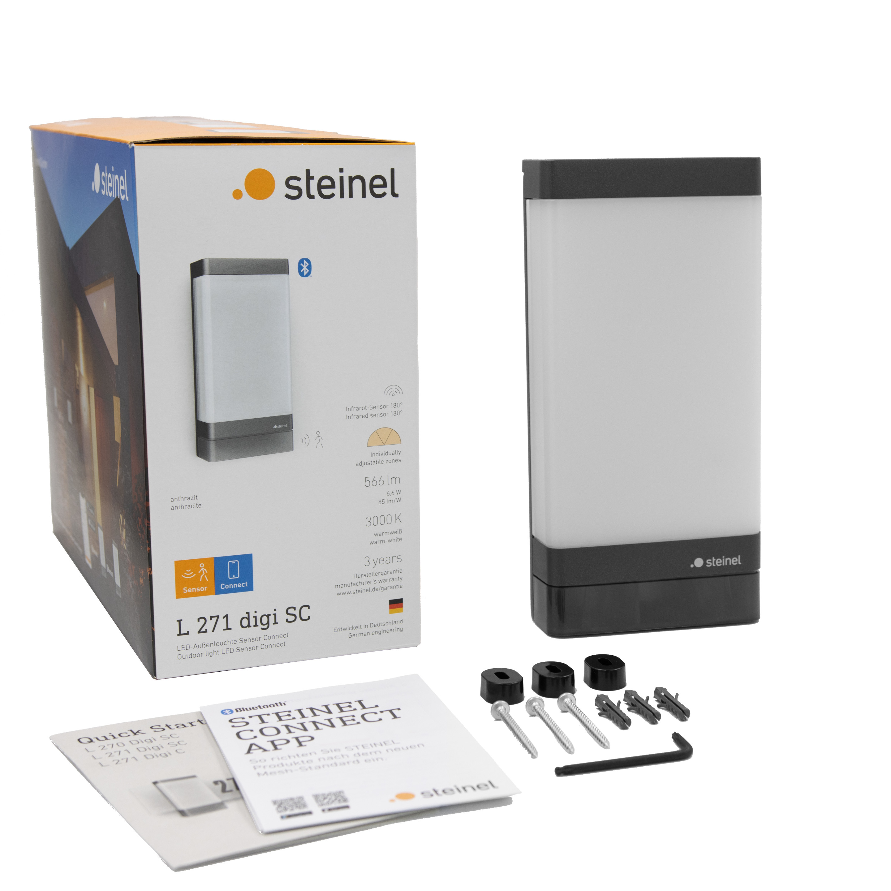 Steinel L 271 digi SC mit Bewegungsmelder & Bluetooth