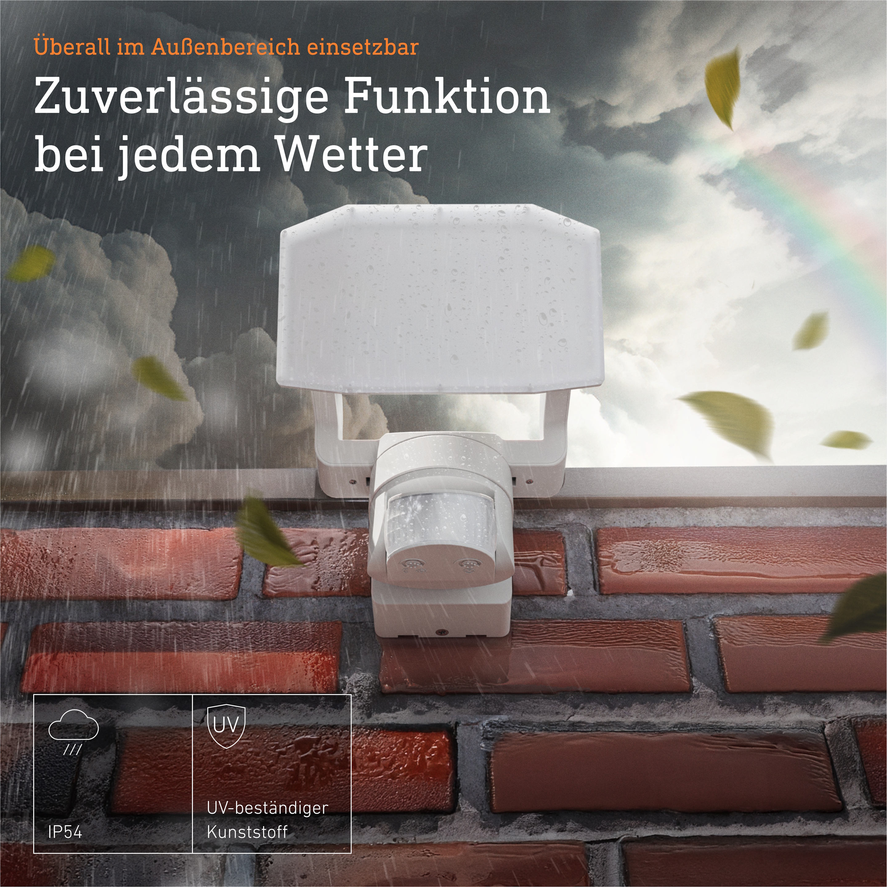 Steinel XLED Protect ohne Bewegungsmelder - weiss