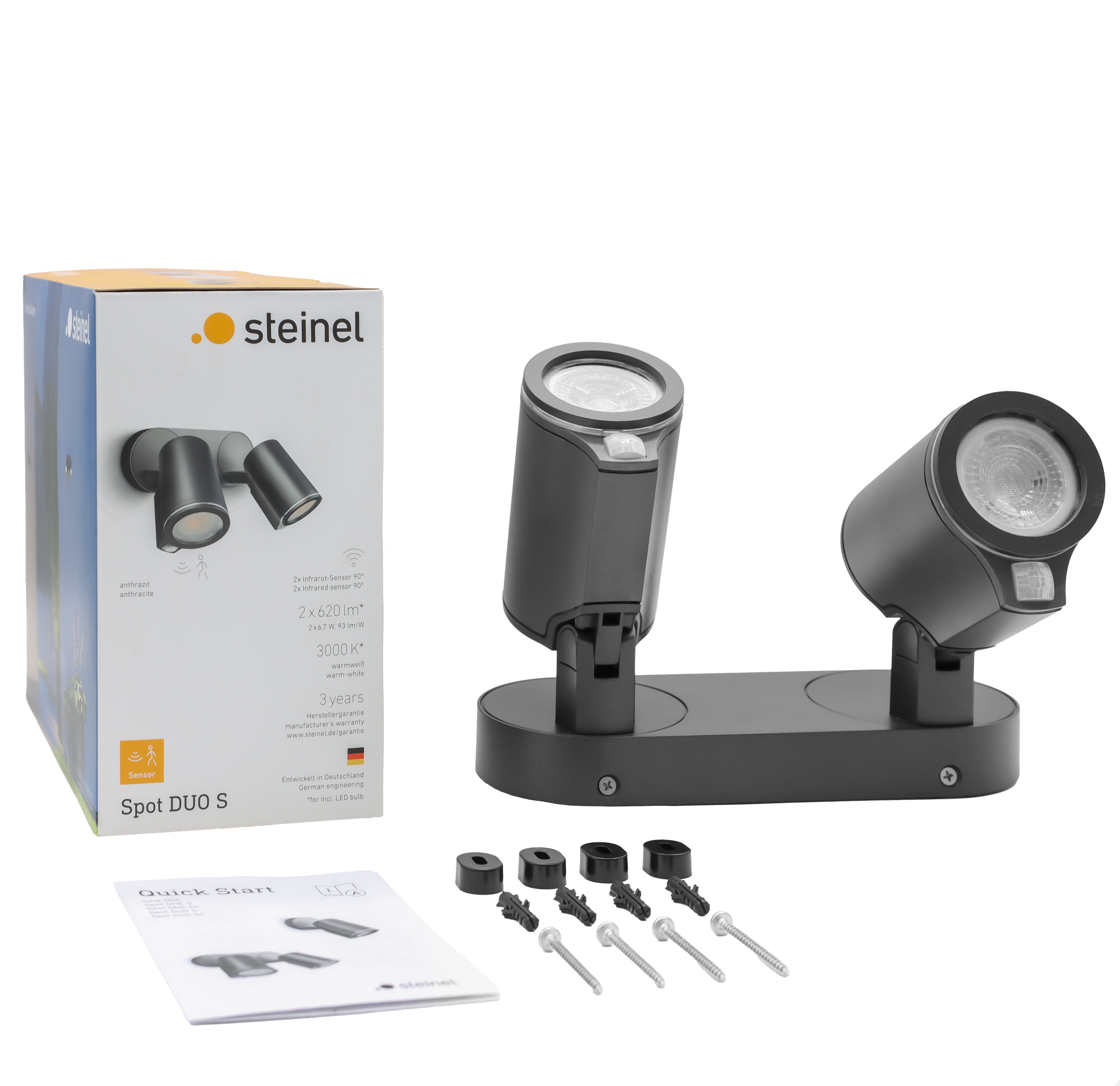 Steinel Spot DUO S con rilevatore di movimento