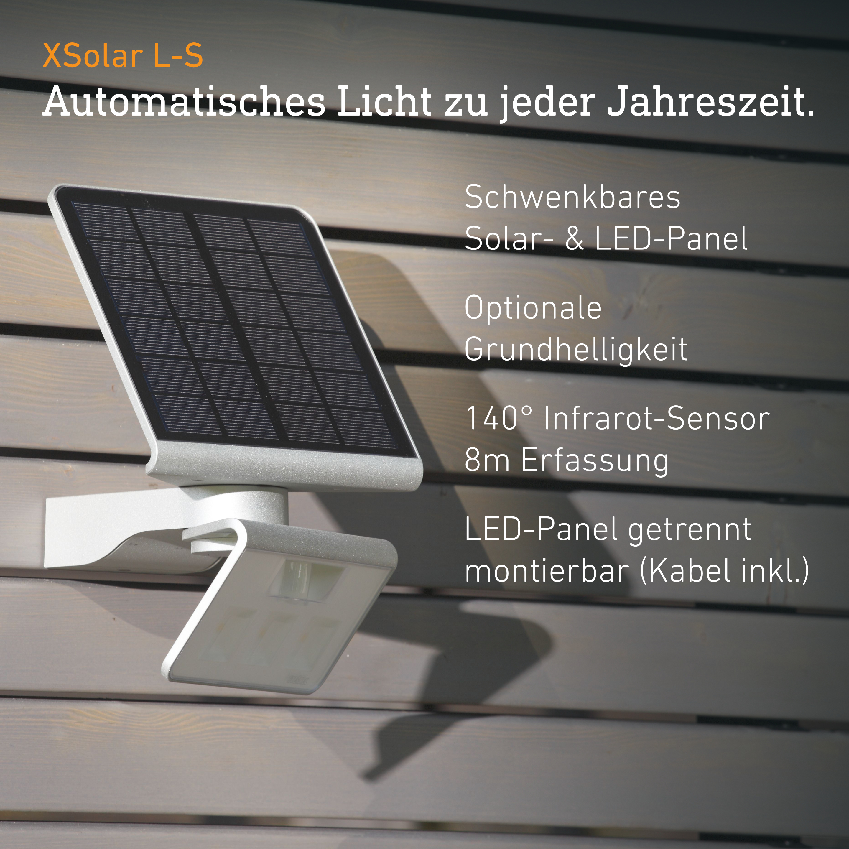Steinel XSolar L-S argento