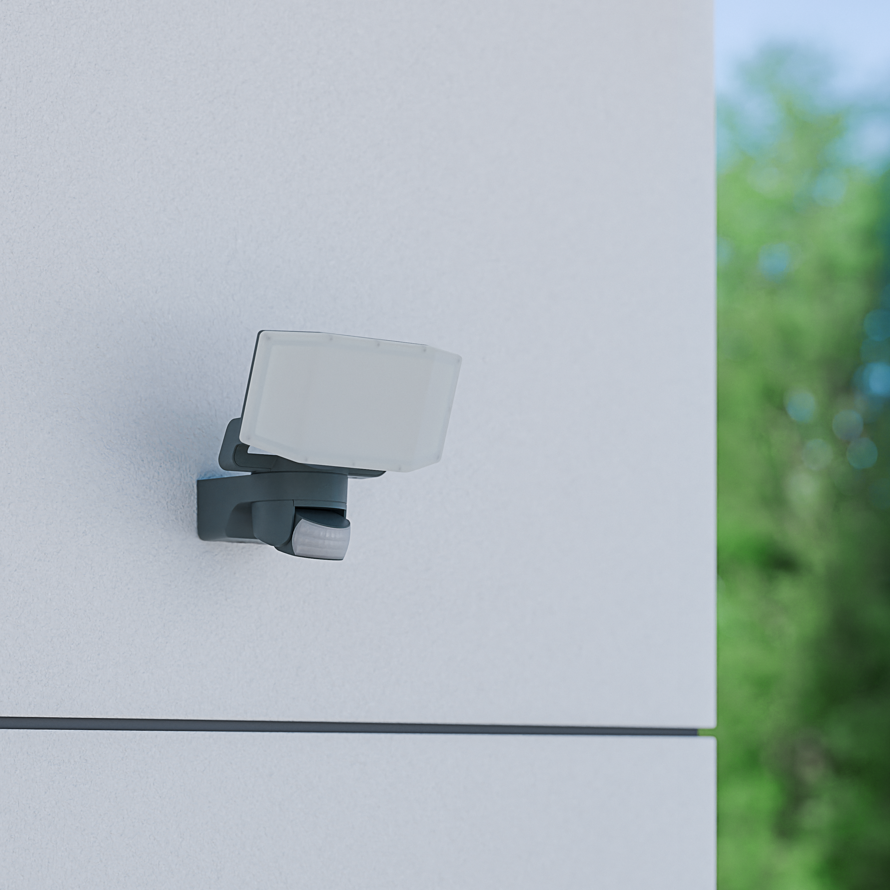 Steinel XLED Protect S con rilevatore di movimento - antracite