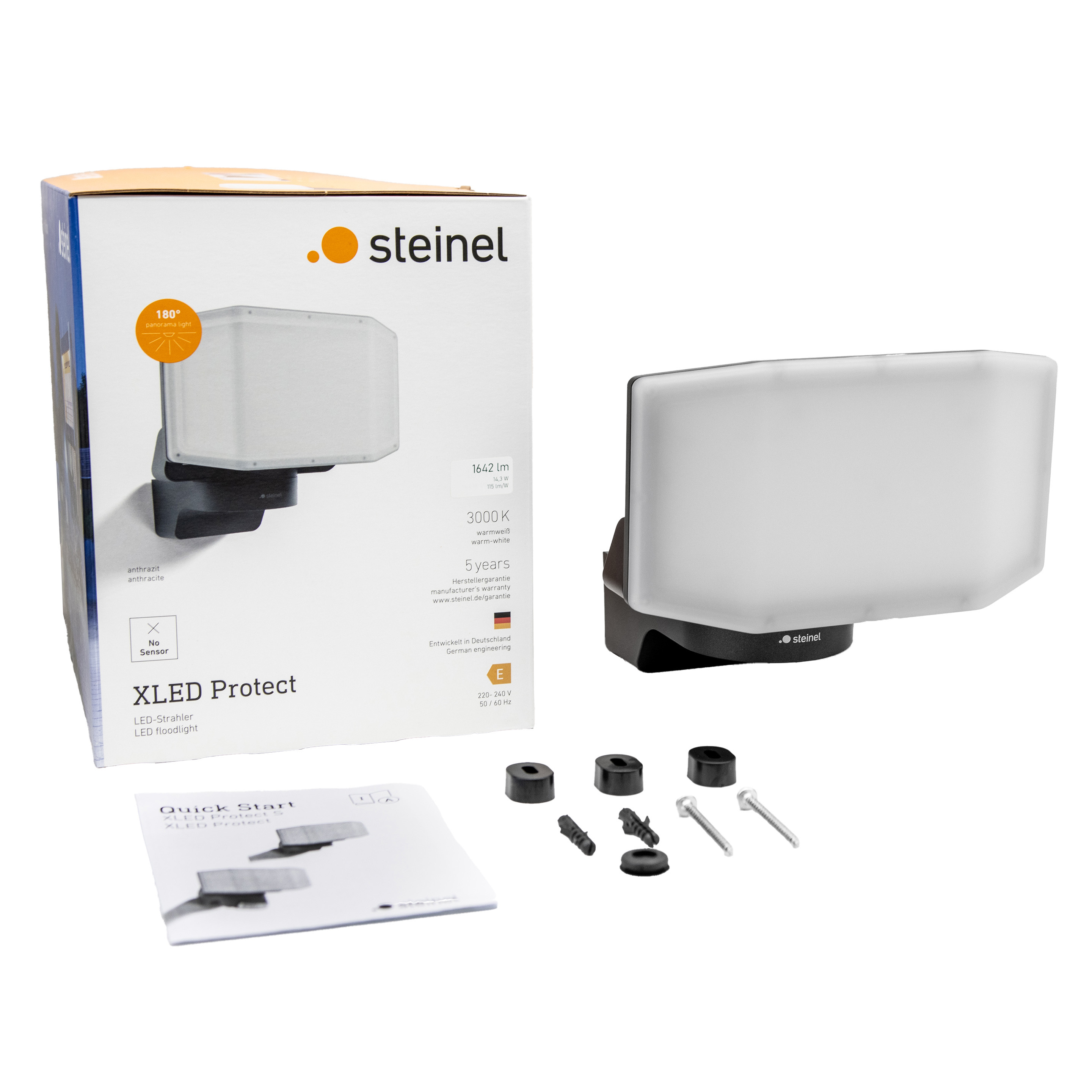 Steinel XLED Protect senza rilevatore di movimento - antracite