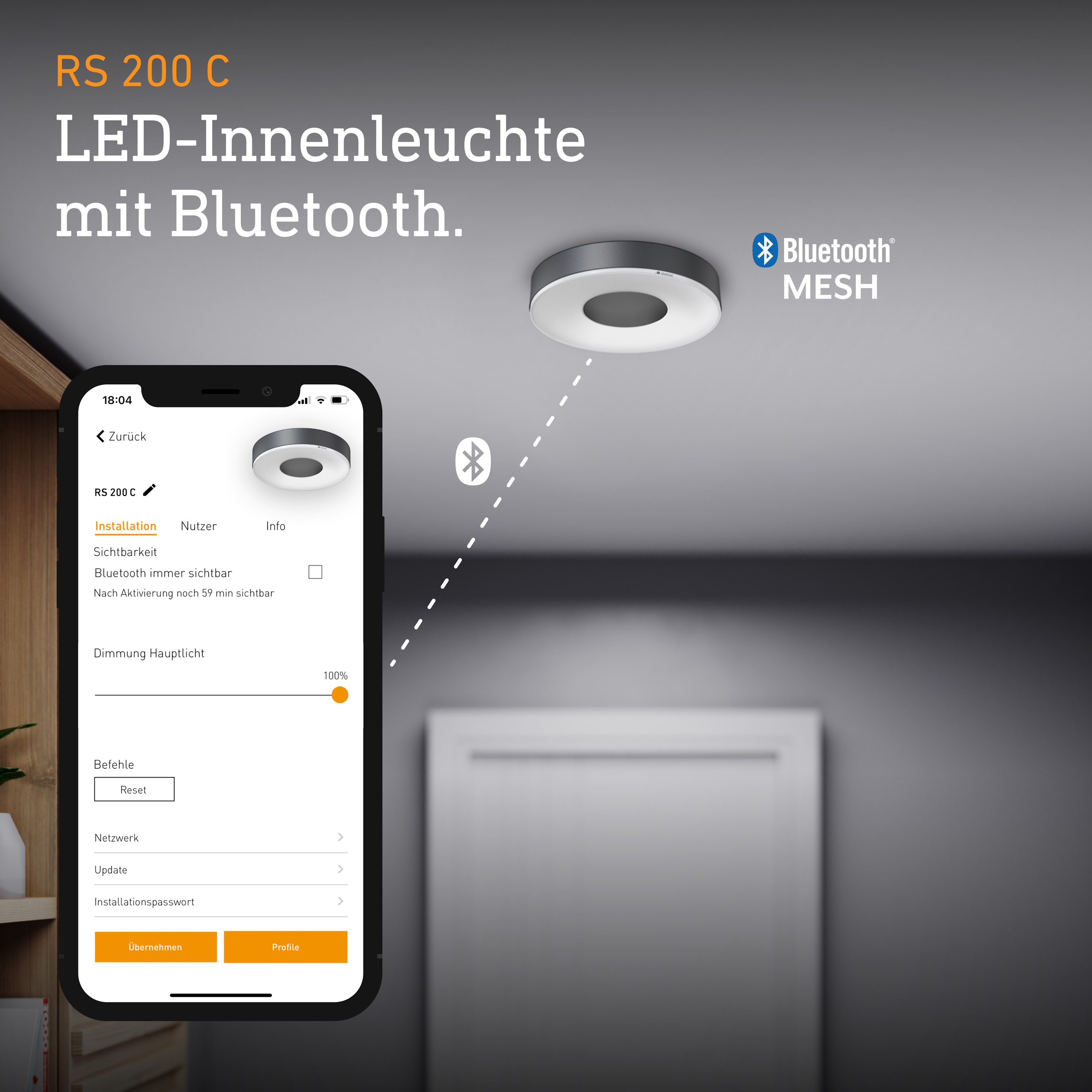 Steinel RS 200 C ohne Bewegungsmelder, mit Bluetooth