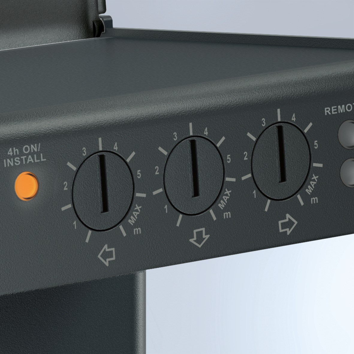 Nevalux iHF 3D KNX - schwarz
