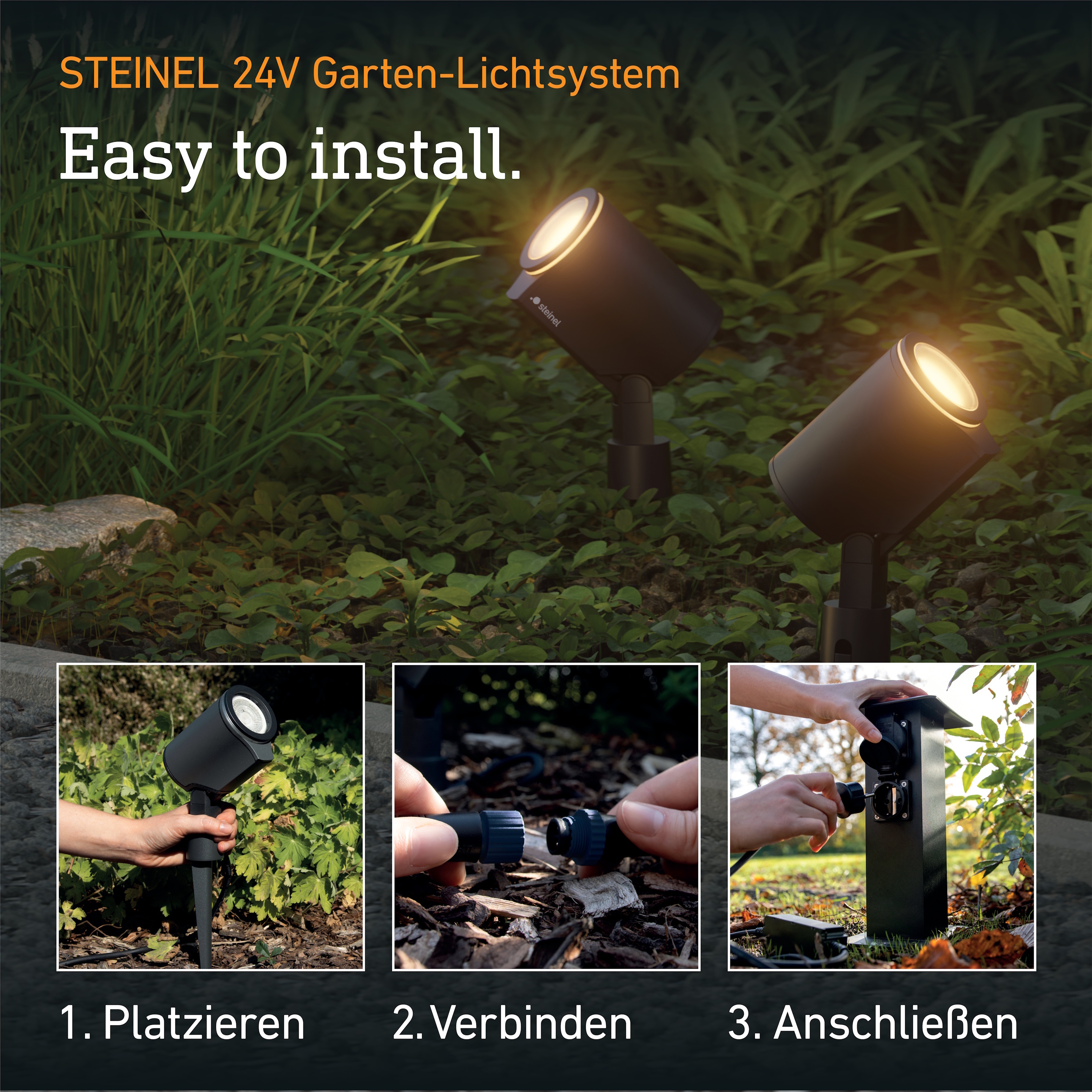 Steinel Spot Garden C 24V Starter Set