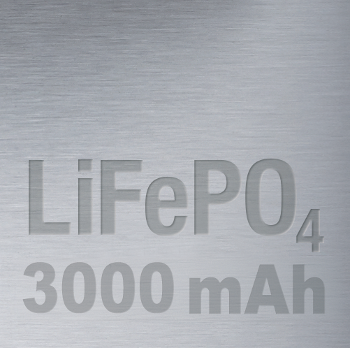 Incluso accumulatore al litio-ferro da 3000 mAh