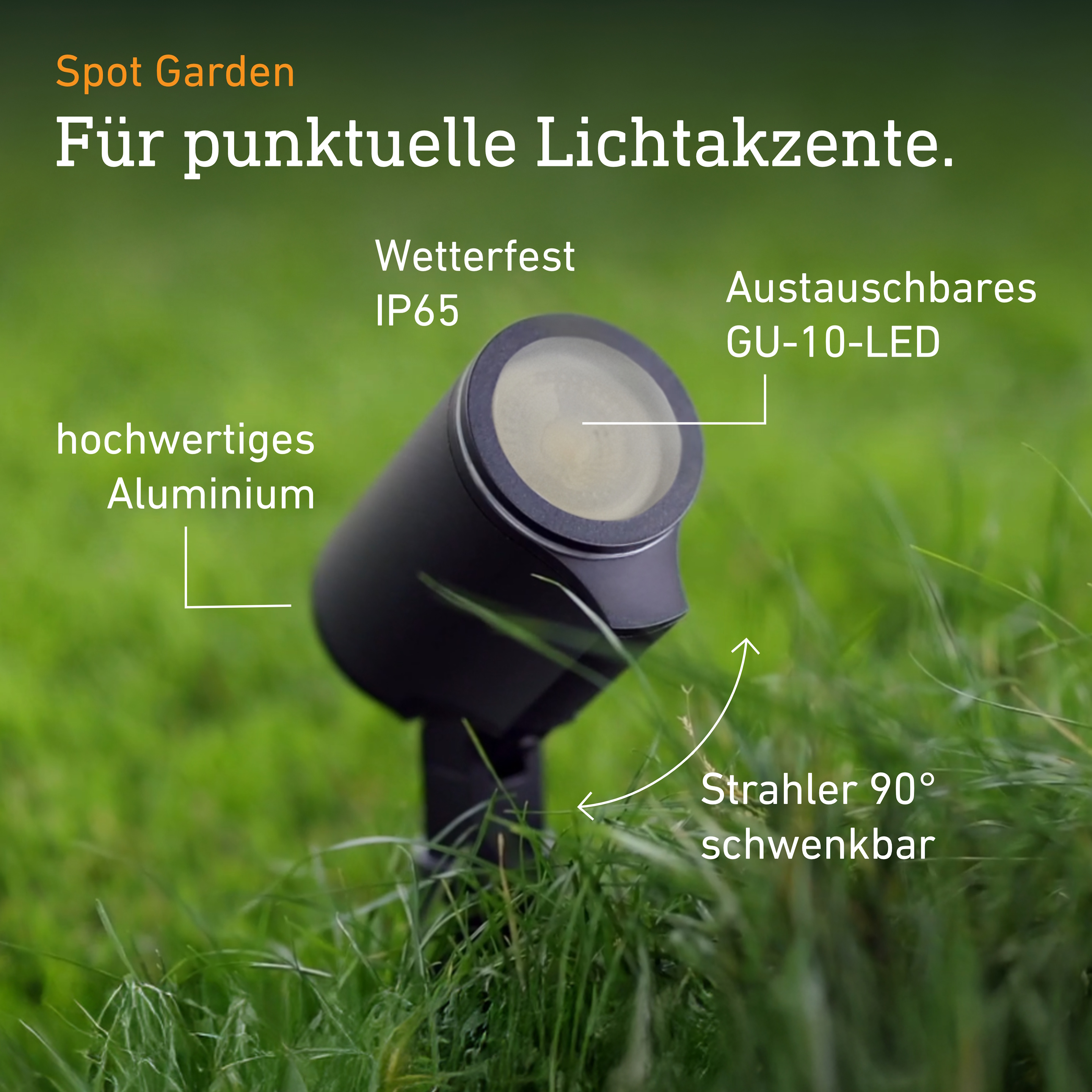 Steinel Spot Garden ohne Bewegungsmelder