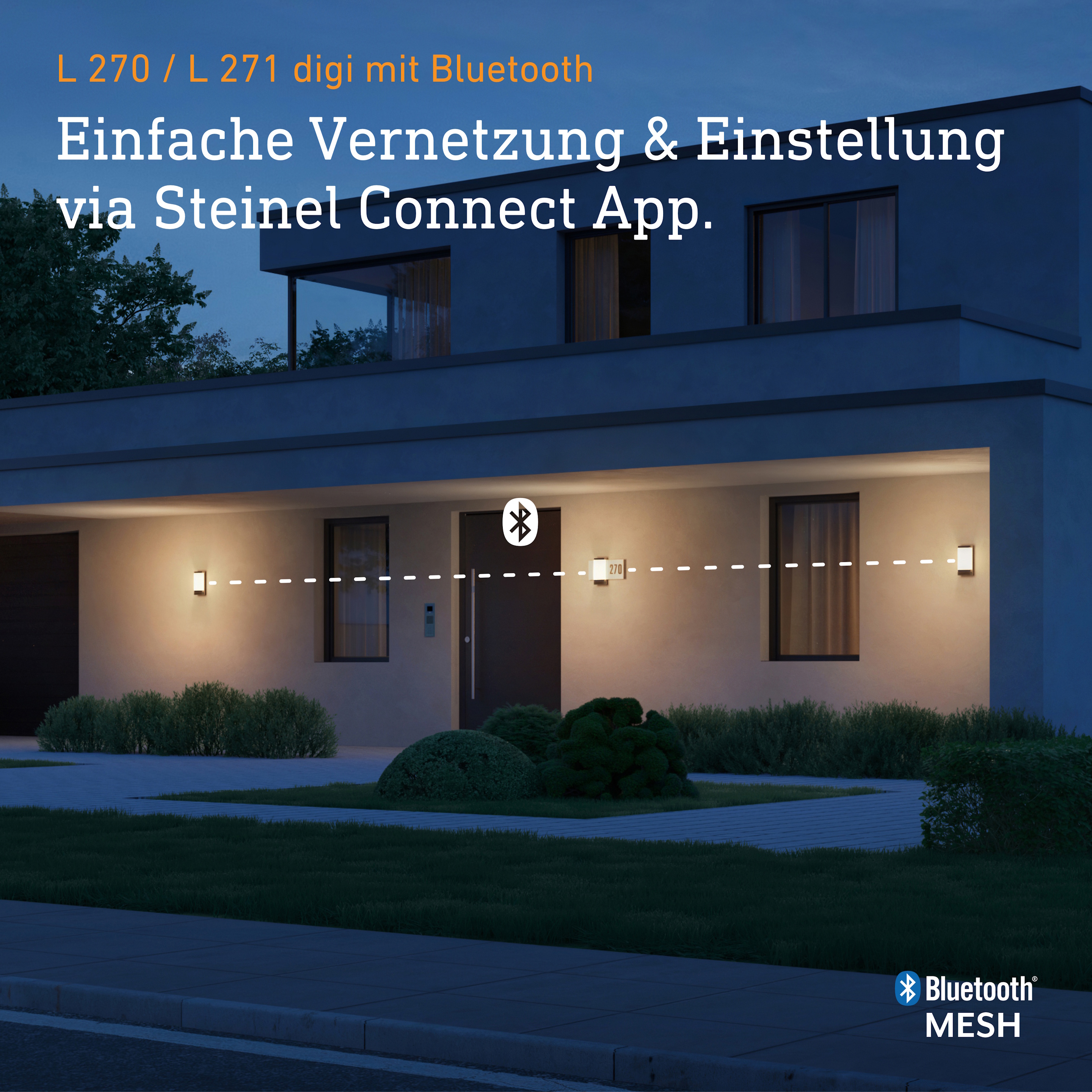 Steinel L 271 digi SC with motion detector & Bluetooth