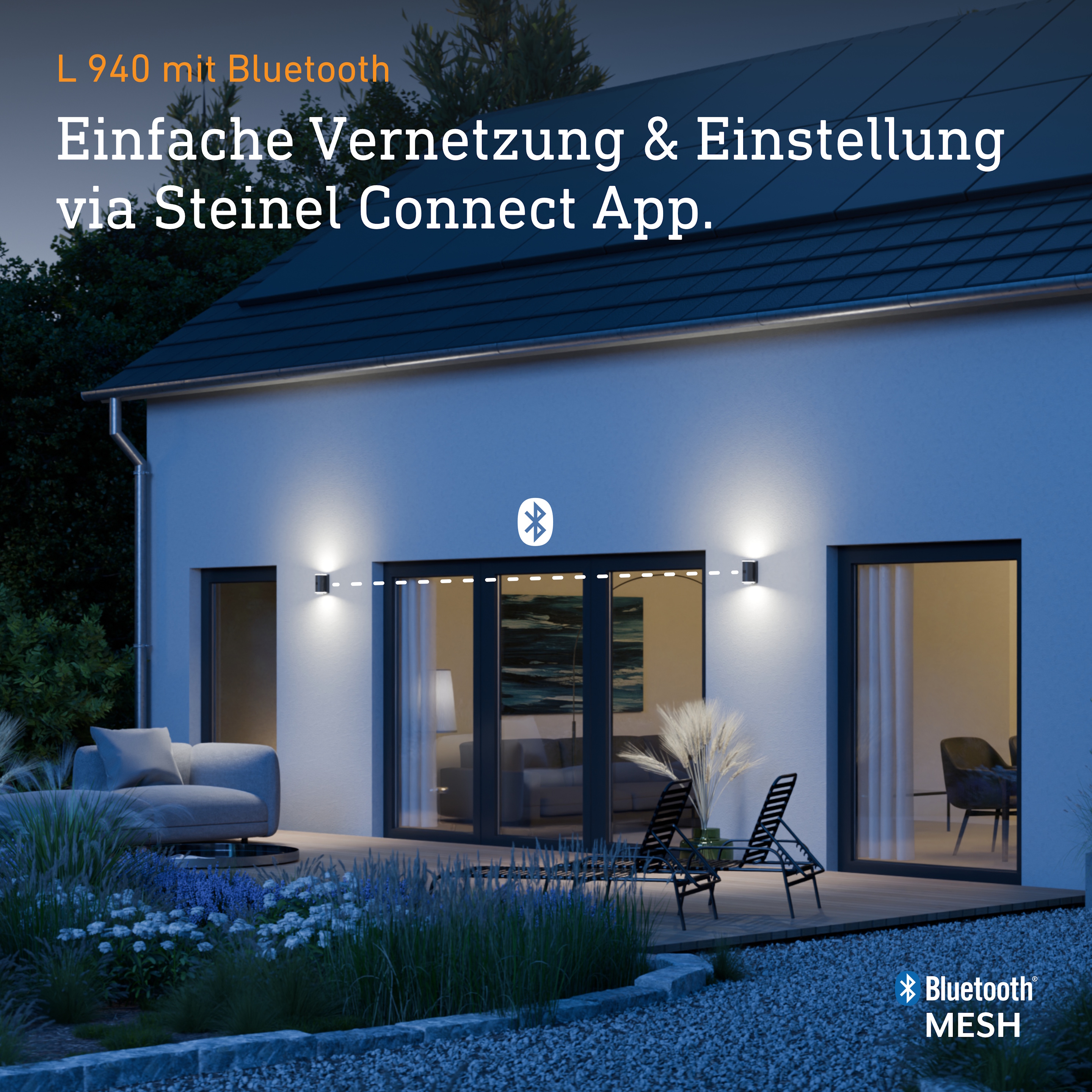 Steinel L 940 C senza rilevatore di movimento, con Bluetooth