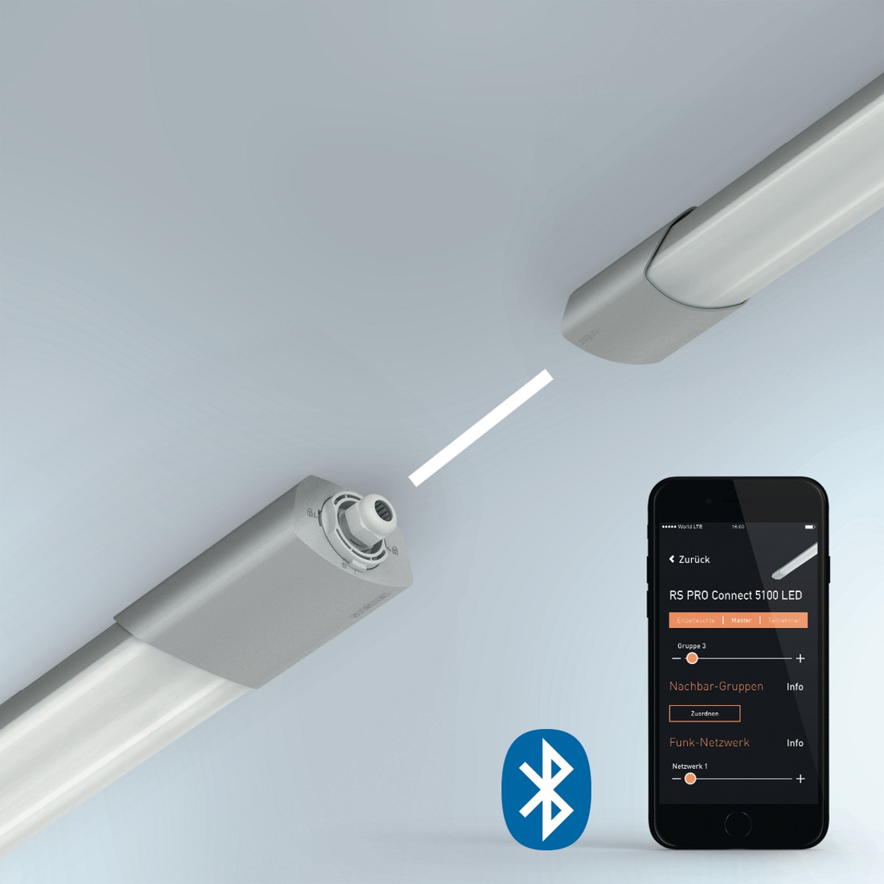 Vernetzbar und Einstellbar via Bluetooth