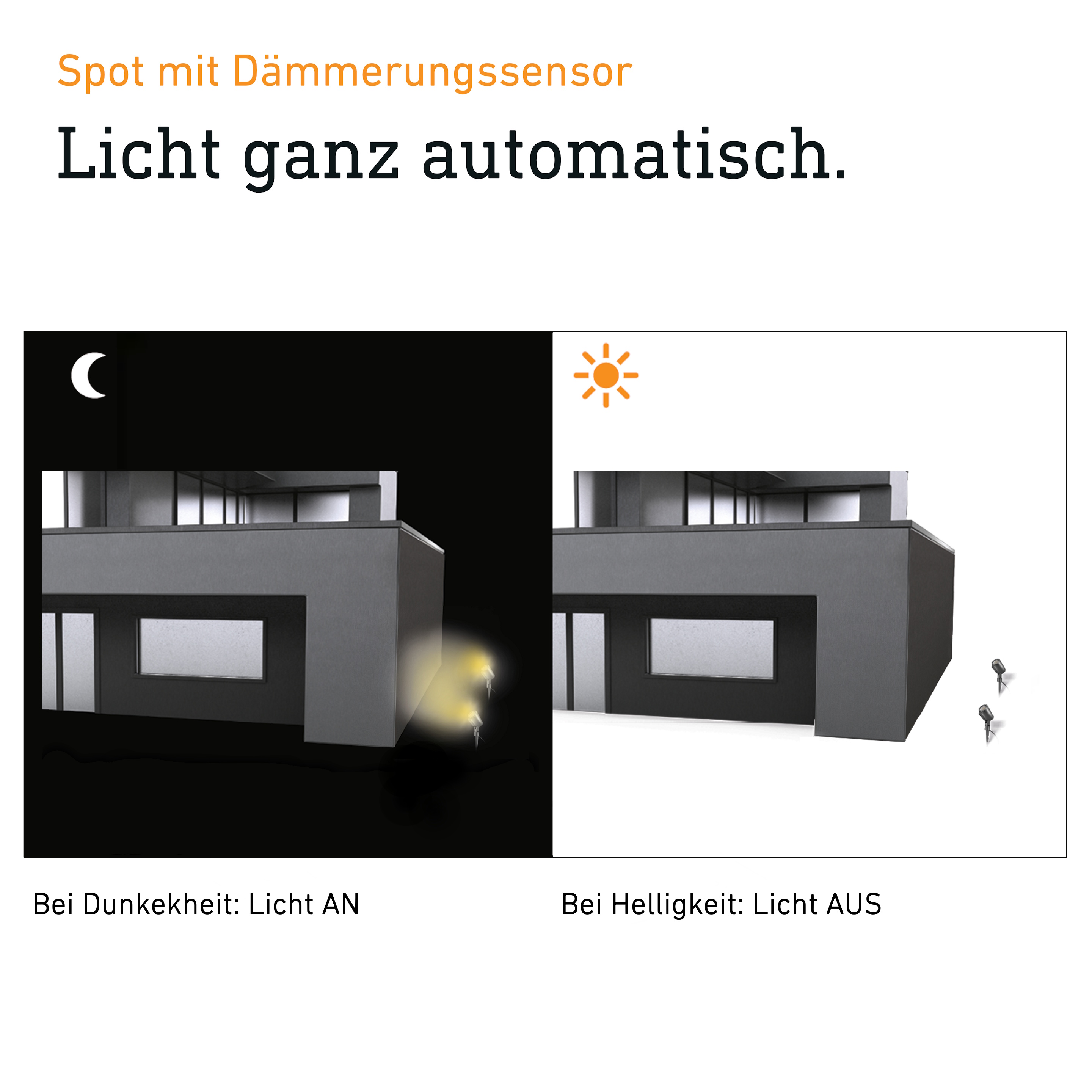 Steinel Spot Garden N mit Dämmerungsschalter