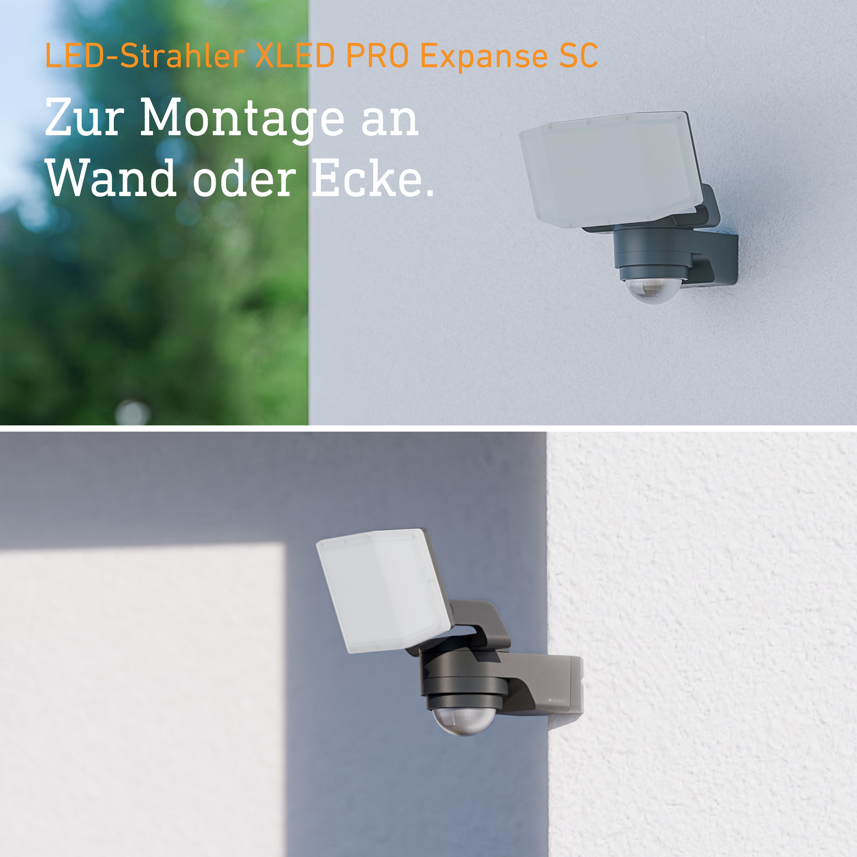 Steinel XLED PRO Expanse SC with motion detector & Bluetooth - anthracite