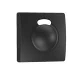 Black cover for HF 3360 concealed, sq.